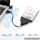 SATA CABLE 2 in 1 USB-C / USB-A to SATA Adapter Cable | 2.5" HDD / SSD Converter Price in Tanzania - image 7