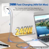 USB 3.2 Type-C to Type-C Cable 0.5M | 240W PD | 20Gbps | 4K 60Hz Price in Tanzania - image 2