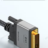 USB C to DVI 24+1 Cable 2M 4K 30Hz Male to Male Converter | Type c to DVI 2m cable - image 3