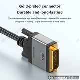 USB C to DVI 24+1 Cable 2M 4K 30Hz Male to Male Converter | Type c to DVI 2m cable - image 9