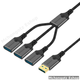 USB Splitter Cable 3-in-1 | USB 2.0 Male to 3 USB-A Female OTG Extender Hub Price in Tanzania - image 3