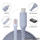 USB to RJ45 Console Cable 3M | Network Configuration Cable Price in Tanzania - image 4