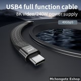 USB4 Type C to Type C Cable 0.14M | 240W PD | 40Gbps | 8K 60Hz Price in Tanzania - image 11