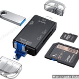 6 in 1 otg card reader usb c | type c usb 3.0 micro usb for android phone and pc - image 1