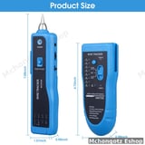 Cable Tracer Network Wire Tracker RJ45 RJ11 Tester with 2 Batteries UC-WT288 Cable Tracer Ethernet Network Cable Tester RJ45 RJ11 - Wire Toner Tracker CAT5 CAT6 Continuity Tester - Tone Generator - image 2