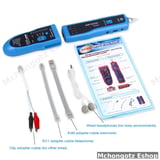 Cable Tracer Network Wire Tracker RJ45 RJ11 Tester with 2 Batteries UC-WT288 Cable Tracer Ethernet Network Cable Tester RJ45 RJ11 - Wire Toner Tracker CAT5 CAT6 Continuity Tester - Tone Generator - image 3