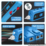Cable Tracer Network Wire Tracker RJ45 RJ11 Tester with 2 Batteries UC-WT288 Cable Tracer Ethernet Network Cable Tester RJ45 RJ11 - Wire Toner Tracker CAT5 CAT6 Continuity Tester - Tone Generator - image 4