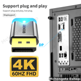 DisplayPort (DP) 4K 60Hz virtual display adapter dummy plug DOONJIEY - image 8