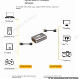 hdmi female to female extender 4K hdmi 2.1 coupler| HDmi connector OTG - image 4