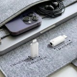 lightning to 3.5mm aux audio adapter dac playback only white - image 5