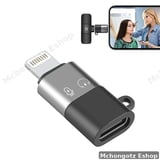 lightning to usb c OTG | type c female adapter 8 pin pd fast charging data sync  OTG - image 3