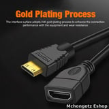 mini hdmi | hdmi female extension cable 15cm 90 degree right left adapter 4K  OTG - image 8