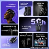 Oraimo FreePods Neo OTW-330S Wireless Earbuds 50 Hours Playtime 12.4mm Drivers - image 6