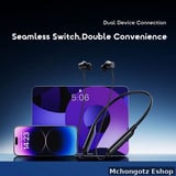 Oraimo Necklace 5 OEB-611 ANC Wireless Neckband Earphones 40 Hours Playtime - image 4