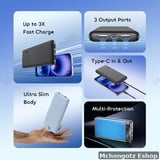 Oraimo PowerFlow B11 OPB-1102 10000mAh 15W Power Bank Type-C - image 4