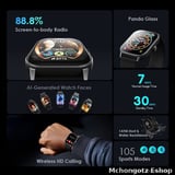 Oraimo Watch 5 OSW-805 Smart Watch 2.01 Inch Panda Glass 1ATM - image 6