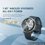 Oraimo Watch 5R OSW-820 AMOLED Smart Watch 1.43 Inch 10 Days Battery - image 2