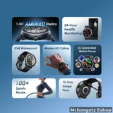 Oraimo Watch 5R OSW-820 AMOLED Smart Watch 1.43 Inch 10 Days Battery - image 4