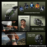 Oraimo Watch 6R OSW-823 Smart Watch 1.39 Inch Full Touch IP68 7 Days Battery - image 5
