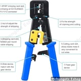 RJ45 EZ Pass Through Crimping Tool for Network Cable - image 4