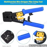 RJ45 EZ Pass Through Crimping Tool for Network Cable - image 3