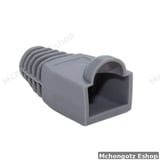 RJ45 Rubber Boots 1000 Pack for Cat5e Cat6 Ethernet Cable Connector Caps White and Grey - image 4