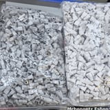 RJ45 Rubber Boots 1000 Pack for Cat5e Cat6 Ethernet Cable Connector Caps White and Grey - image 5
