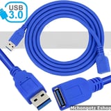 usb 3.0 extension cable 3M type a male to female blue high quality - image 1