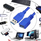 usb 3.0 extension cable 3M type a male to female blue high quality - image 4