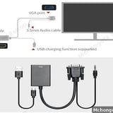vga to hdmi adapter | vga to hdmi converter with audio 1080p - image 7