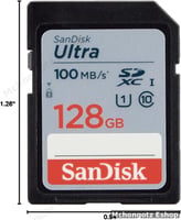 SanDisk Ultra 128GB SDXC Memory Card | 100MB/s | Camera & Device Storage Price in Tanzania