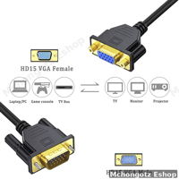 VGA Male to Female Connector 3+9 Pin | VGA Display Adapter Price in Tanzania