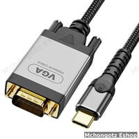 DOONJIEY USB-C to VGA Cable 2M | 1080P Type-C to VGA Display Cable Price in Tanzania