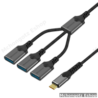 USB Splitter Cable 3-in-1 | USB 2.0 Male to 3 USB-A Female OTG Extender Hub Price in Tanzania