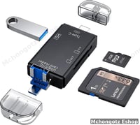6 in 1 otg card reader usb c | type c usb 3.0 micro usb for android phone and pc