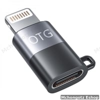 lightning to usb c OTG | type c female adapter 8 pin pd fast charging data sync  OTG