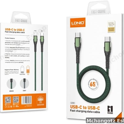 LDNIO USB-C to USB-C Fast Charging Cable LC101
