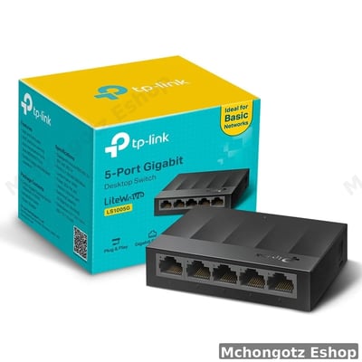 TP-Link 5-Port Gigabit Desktop Switch (LS1005, 10/100Mbps)