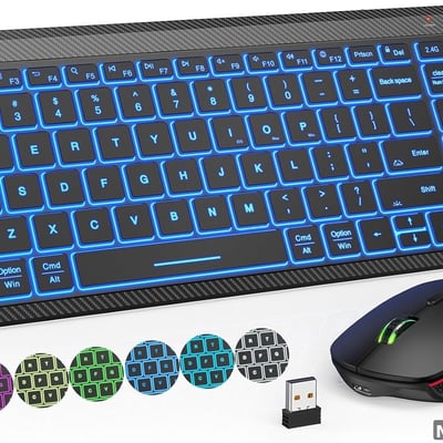 K220 Wireless Keyboard & RGB Mouse Combo