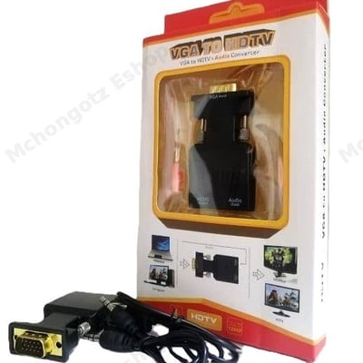 VGA to HDMI Adapter with Audio Output (1080P)