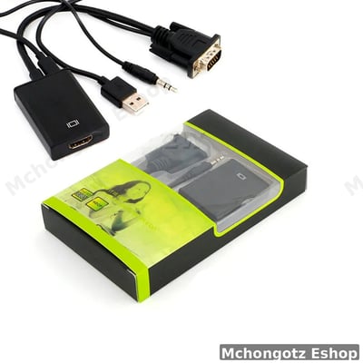 VGA to HDMI Converter Adapter (1080P)