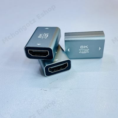 HDMI EXTENDER 8K Female to Female Connector (HDMI 2.1 Aluminum Adapter)