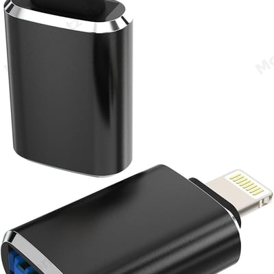 Lightning to USB 3.1 | iPhone OTG Adapter 2-Pack