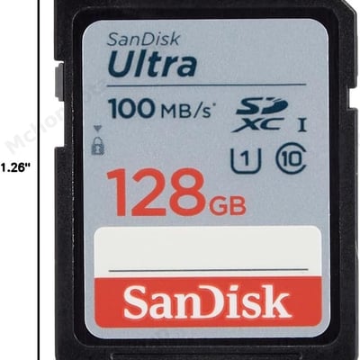 SanDisk Ultra 128GB SDXC Memory Card | 100MB/s | Camera & Device Storage Price in Tanzania