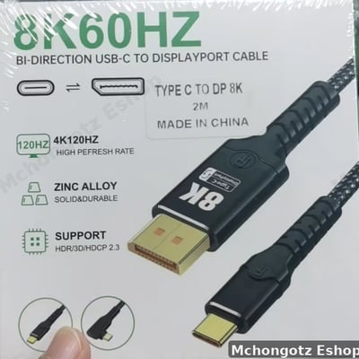 DOONJIEY usb c | type c to displayport | dp cable 2M 8K interconversion