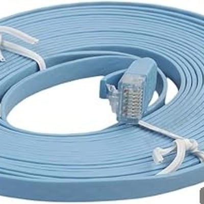 Flat Cat 6 LAN Cable 10M Ethernet Network Cable