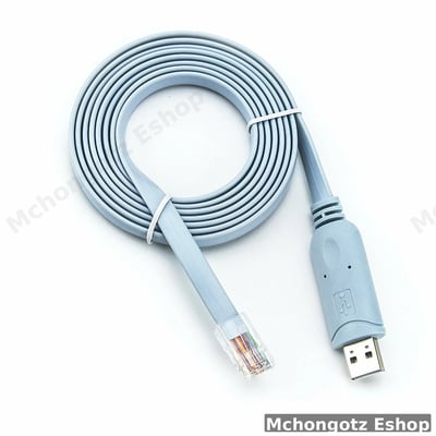 USB to RJ45 Console Cable 1.8M | Network Configuration Cable Price in Tanzania