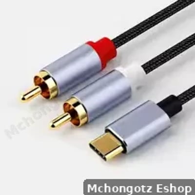 usb c | type c to 2 rca cable 1.5M audio video adapter