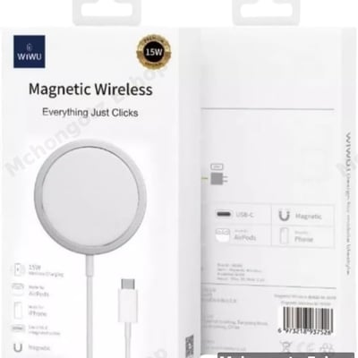 WiWU Wi-W009 magnetic wireless charger 15W white