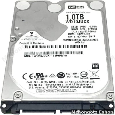 1TB WD Internal Hard Disk Drive